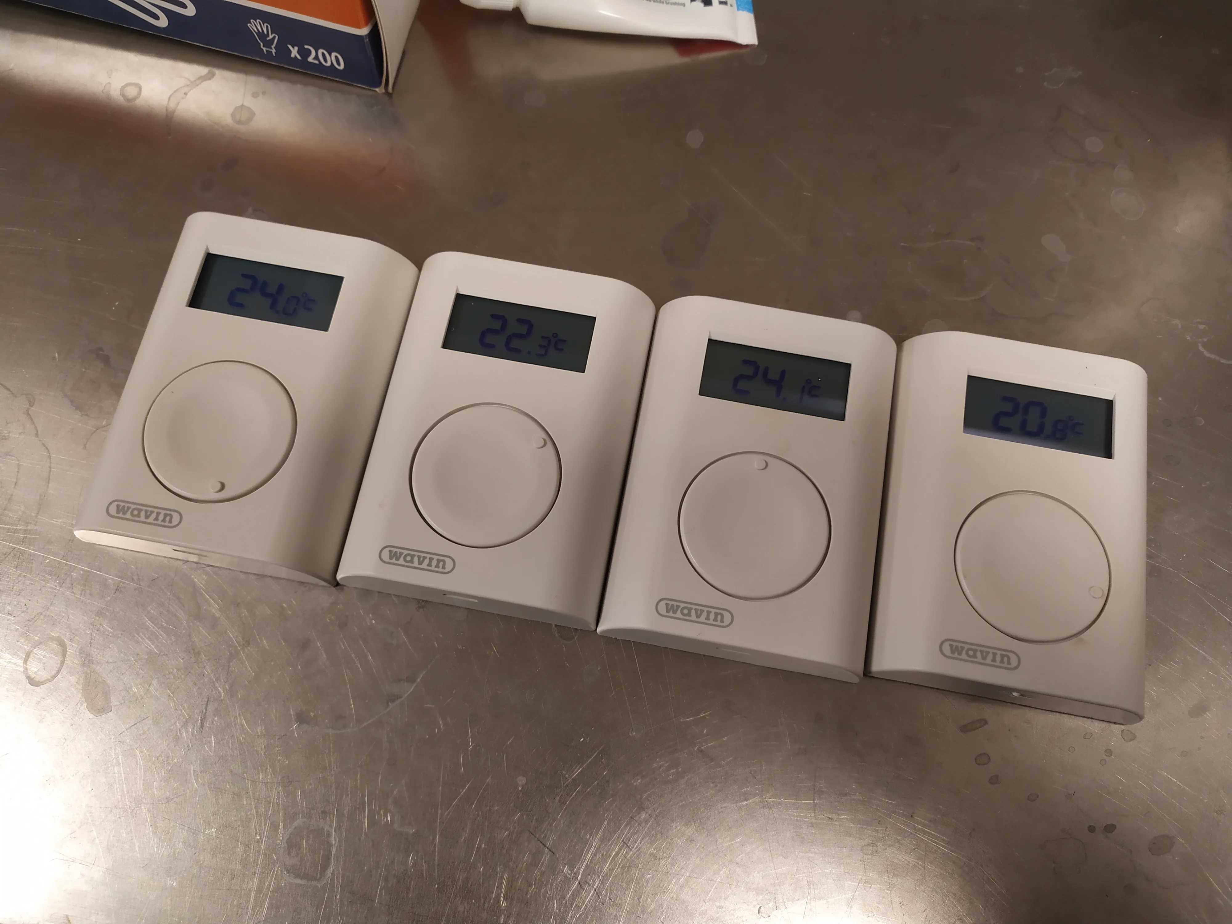 Thermostats checked during a rental apartment readiness visit